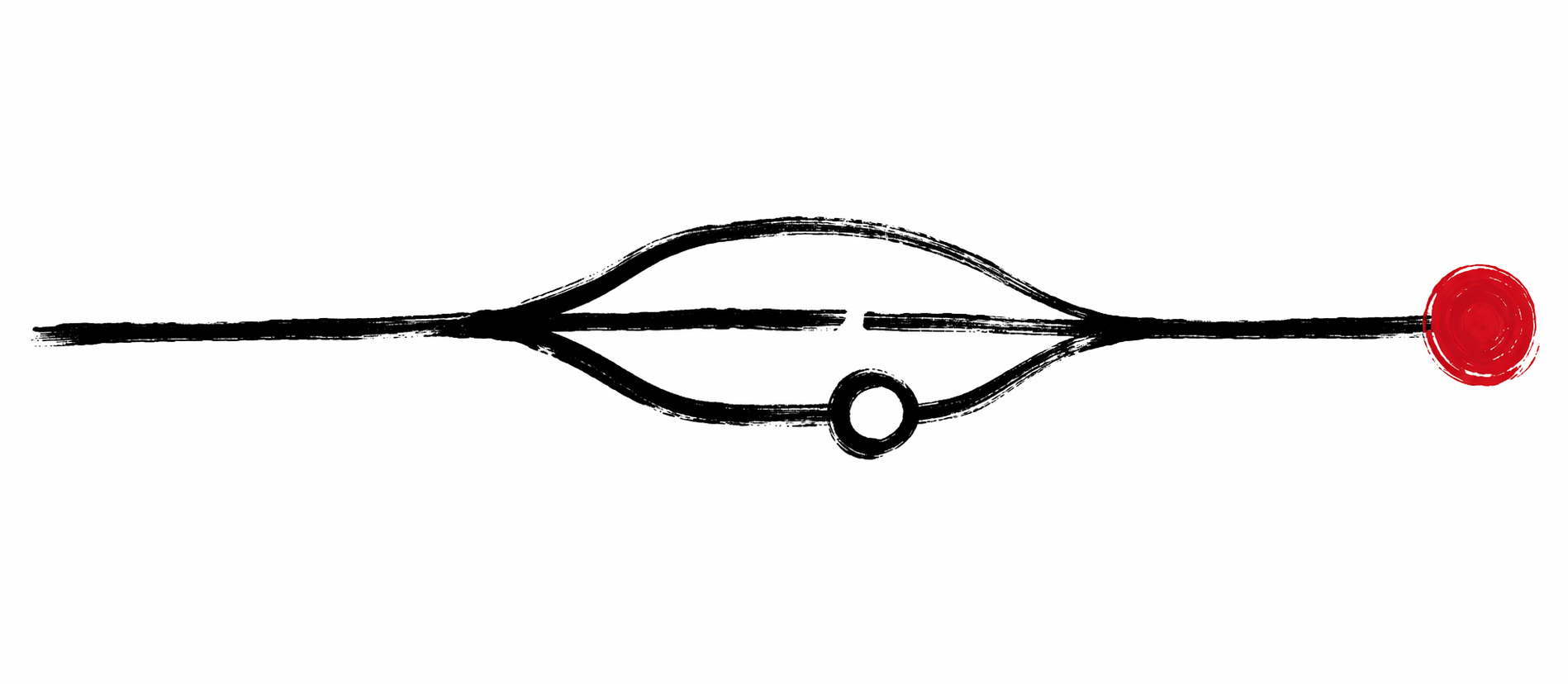 One-stroke bridge illustration